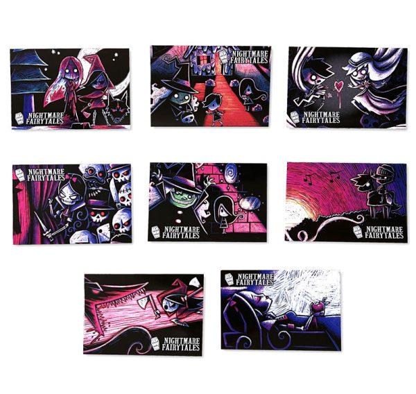 Nightmare Fairytales Postcard Set Hot on Sale