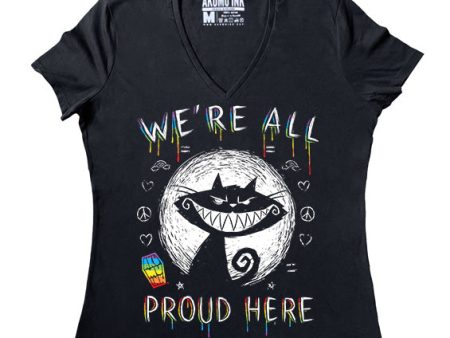 We re All Proud Here Women Vneck For Cheap