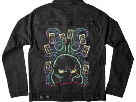 The Oracle and the Tarot Cards Denim Jacket For Cheap