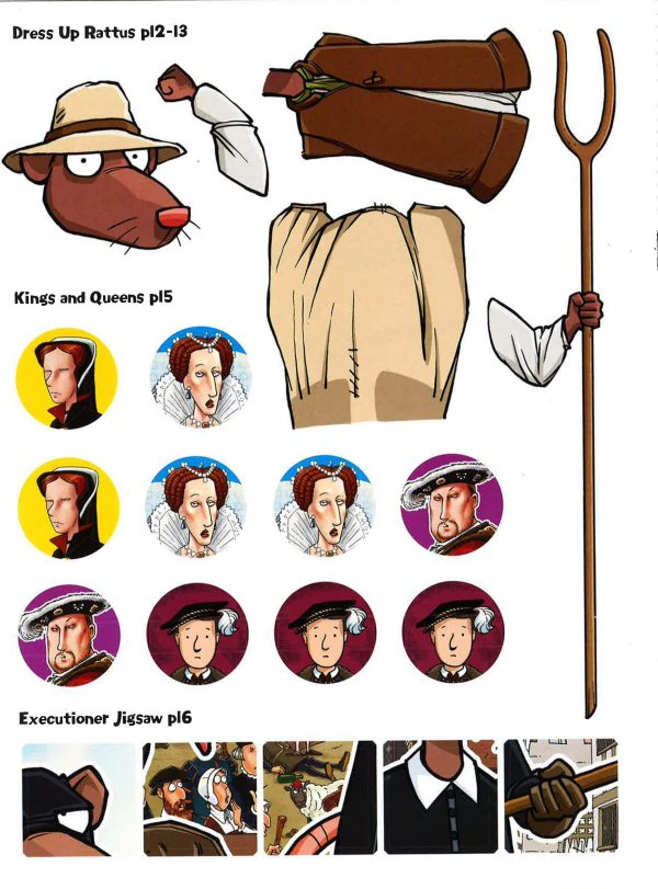 Horrible Histories : Terrifying Tudors Sticker Activity Book Hot on Sale